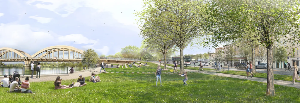 Aménagement des quais de Saône à Neuville-sur-Saône