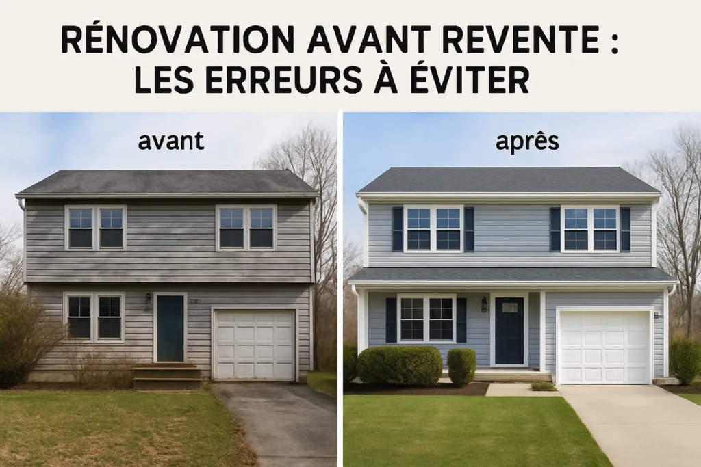Rénovation avant revente : Les erreurs à éviter 