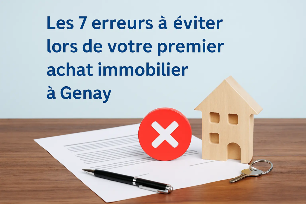 Les 7 erreurs à éviter lors de votre premier achat immobilier à Genay
