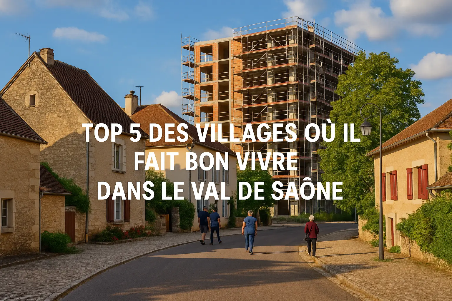 Top 5 des villages où il fait bon vivre dans le Val de Saône